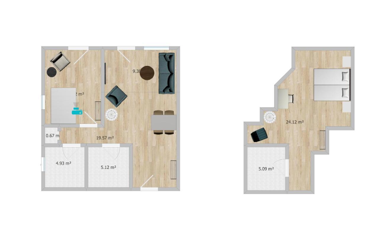 Galeriewohnung In Менценшванд Экстерьер фото
